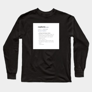 euphoria, kendrick lamar Long Sleeve T-Shirt